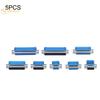 5Pcs DIDC Male Female Serial Port Connector Solderless Connectors DB9 RS232 Serial To Terminal Female Male Adapter Connector