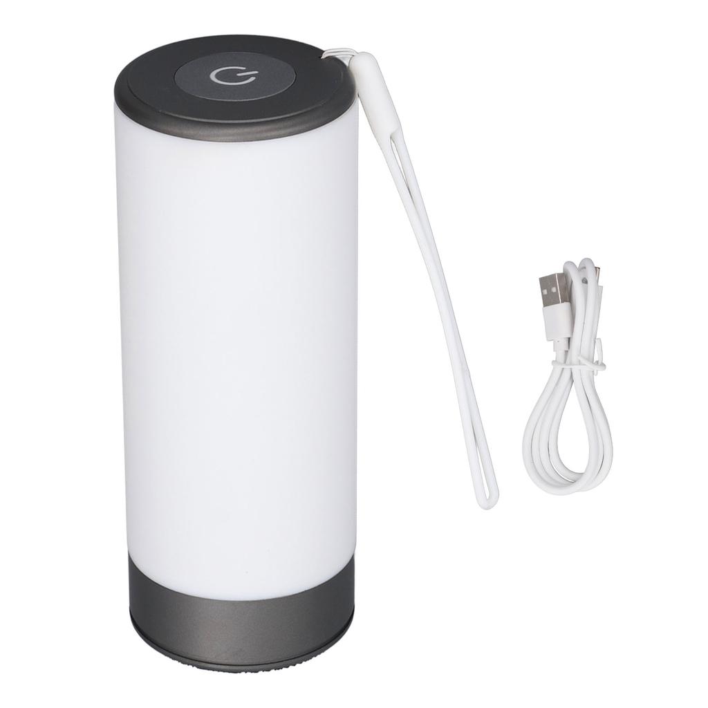 Survival Camping Lantern Rechargeable LED Touch Control Decorative Bedside Reading Lamp for Bedroom