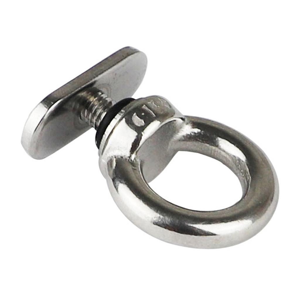 4Pcs Track Mount Tie Down Eyelet Replacement Stainless Steel Kayak Track Mount Nut Rail Mount Screw Accessories