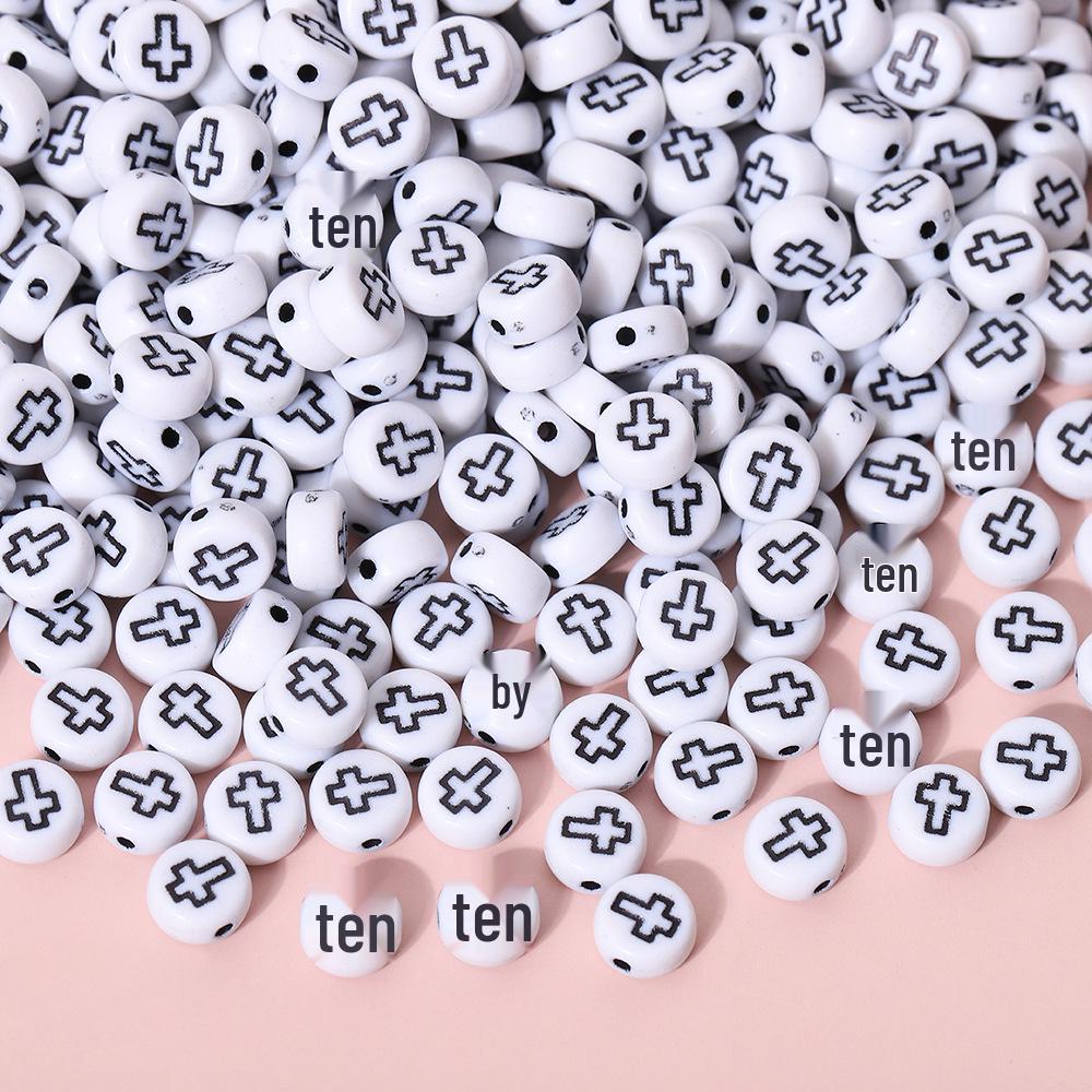 Acrylic Letter Beads for Kids' Jewelry Making – Educational DIY Beading Accessories