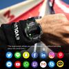 2025 Nowy Smartwatch Latarka 1,9 cala Męski Outdoorowy Sportowy Monitor Fitness 700 mAh Duża Bateria Połączenia BT Światło LED Smartwatch