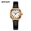 SANDA Top 1137 Women's Quartz Watch Fashionable and Elegant Rose Gold Minimally Roman Digital Women's Quartz Watches