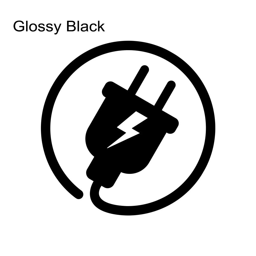 Creative Car Stickers Electric Plug Lightning Sign Vinyl Decal Personality Graphics Decal Auto Tunning Decoration Accessories