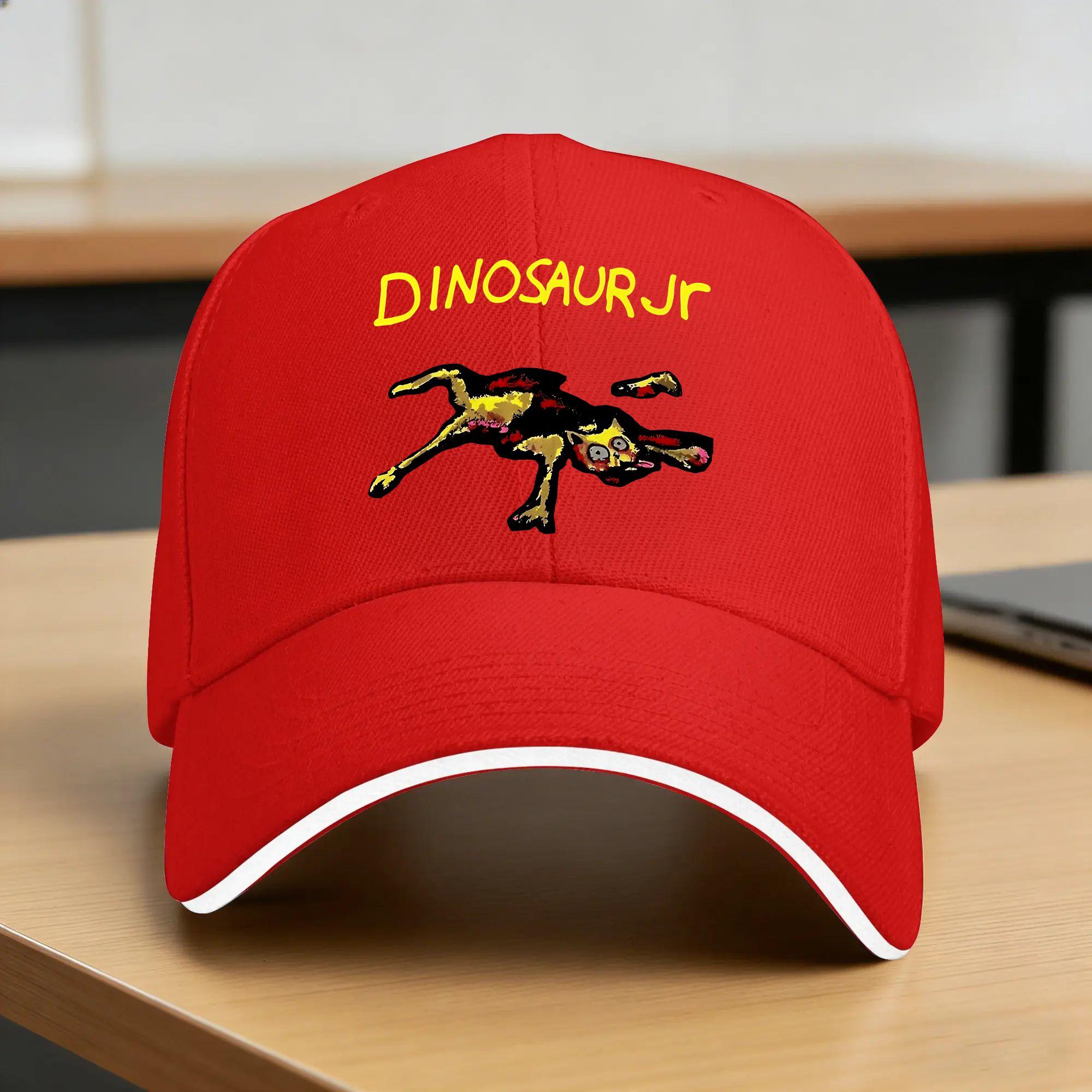 Sun Baseball Cap Crayon Art Dinosaur Jr Design Trucker Hat SunProof yk Funny Hiking Fishing Snapback Cap One Size
