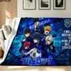 Bluelock Print Flannel Blanket High Quality Warm Comfortable Cover for All Seasons Perfect for Gifts Home Decor