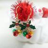 European and American Christmas Bell Earrings with Colorful Enamel, Women's Studs in Alloy Design
