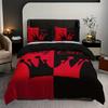 Black And Red Crown 3D Printed Bedding Set Comfortable Duvet Cover King Queen Twin Single Size Bithday Gift Bedroom Decoration