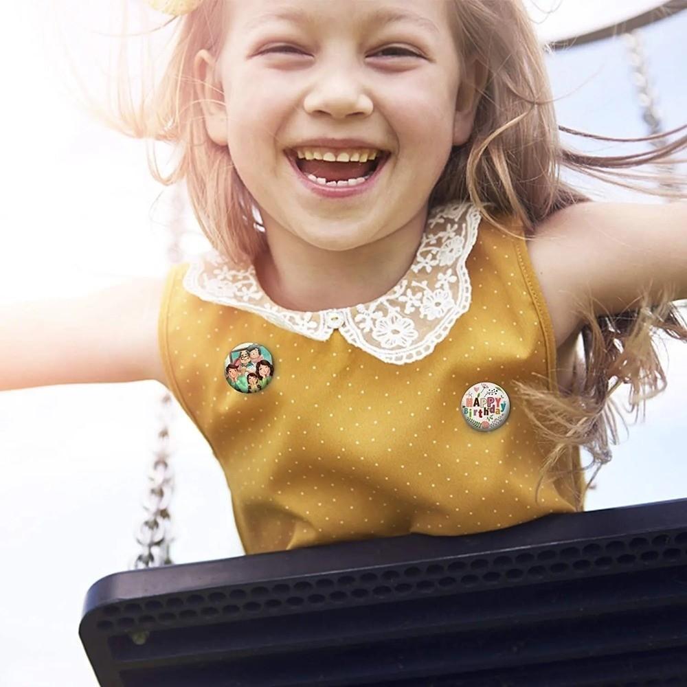 100pcs 25/58mm Round Pin Badge DIY Art Crafts Button Maker Parts Metal Brooch Clasps Button Maker