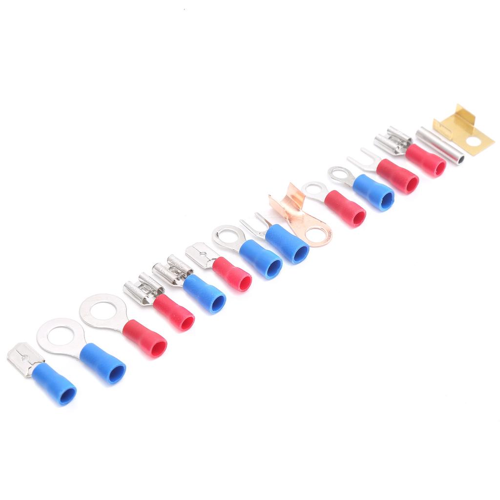 300Pcs Round Pre Insulated Cold Pressed Terminals Electrical Wire Terminal Connector