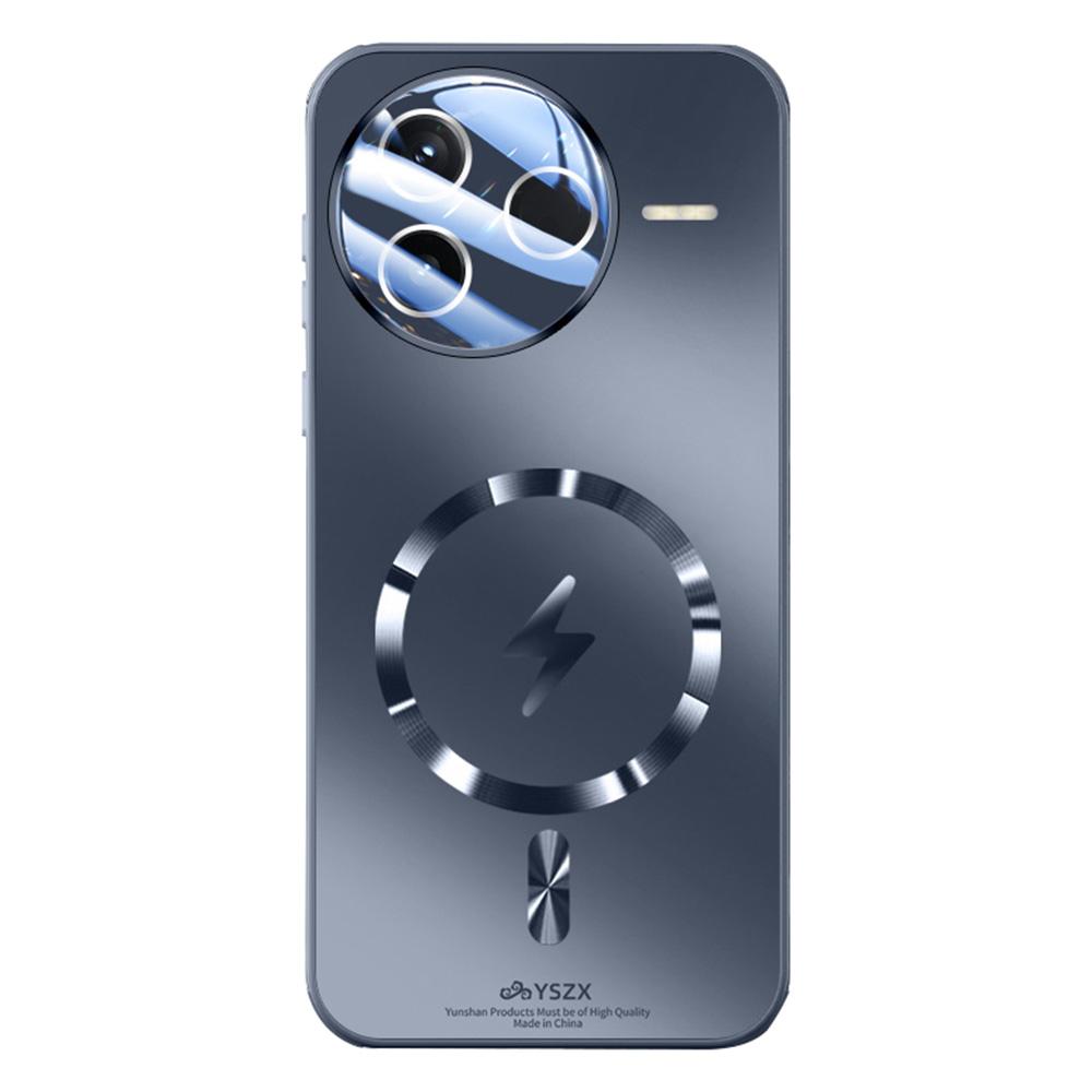 

Для Xiaomi Redmi K80 5G/Poco F7 Pro 5G Чехол Совместимый с MagSafe Матовый ПК+ТПУ Теплоотводящая Накладка для Телефона Titanium Blue