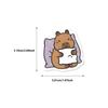 54 Cute Capybara Cartoon Waterproof Stickers for DIY Notebooks & Luggage