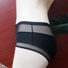 Large Hollow Briefs Mesh Mesh Mid Waist Women's Underwear Women's Ice Knickers Silk Lifting Buttocks Comfortable Women's Triangle Panties