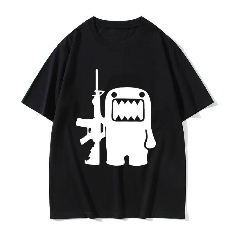 

Trendy Casual Fashionable and Highquality Tshirt Trendy Casual Domo Kun Funny Emoji Womens Summer Shortsleeved 3XL