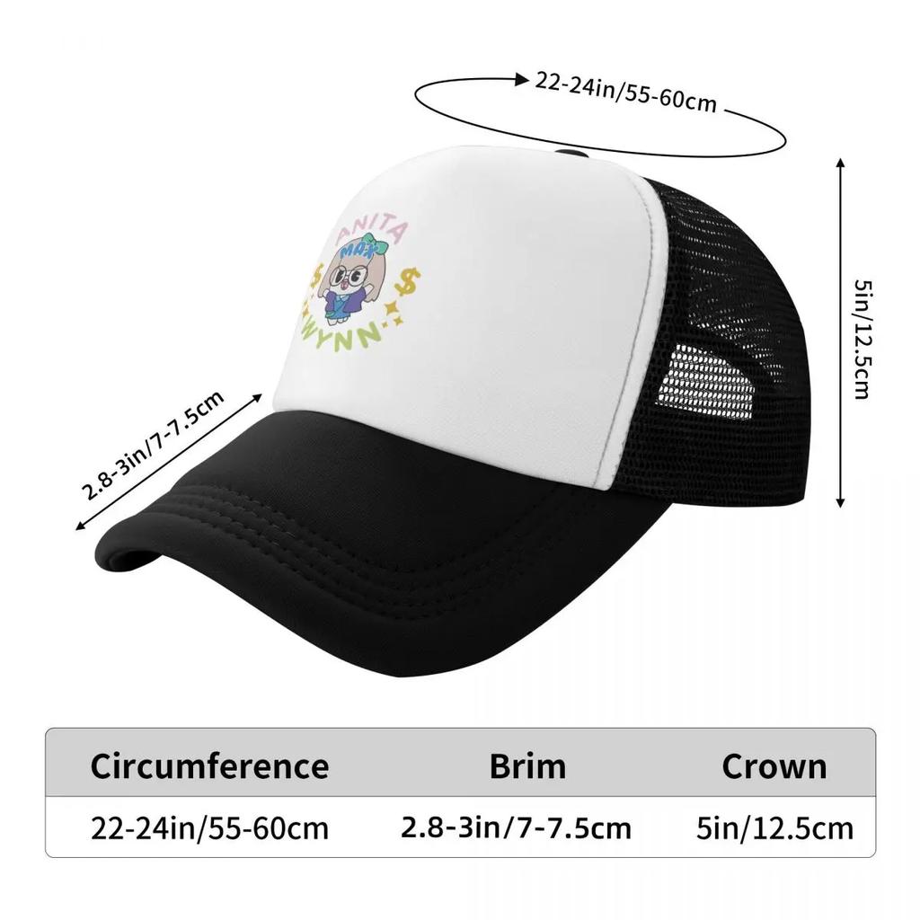 Cappellino da Baseball Anita Max Wynn Taglia Grande Uomo Cappello Carino Trucker Cappelli Donna Uomo