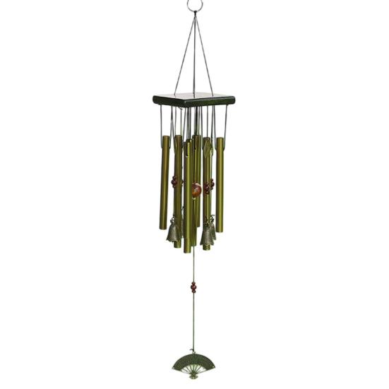 Wind Chime for Outside Butterfly/Horse/Fan/Ship Metal Tube Windchime for Patio Yard Porch Hanging Decoration Housewarming Gift for Men Women