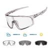 Radbrille Photochrome Sonnenbrille Herren Damen Mountainbike Rennrad Brille Fahrradfahren Outdoor-Sport Wandern Schutzbrille