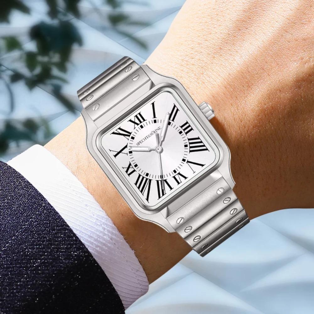 2025 New Hot Specht & Söhne Luxury 34MM Quartz Watch For Men & Women Watches Super Thin Steel Sapphire Crystal 50M Waterproof