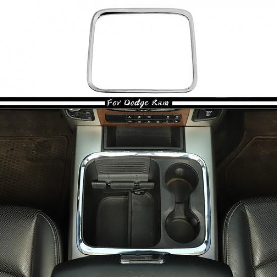 Zentrales Aufbewahrungsbox Dekorationsrahmen Abdeckung Zierleiste Für Dodge RAM 1500 2015-2017 Chrom