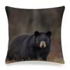 Funny Wild Animals Pattern Decor Cushion Cover 45x45cm Bear Eagle Fox Printed Linen Pillow Cover Home Decor Pillowcase for Couch