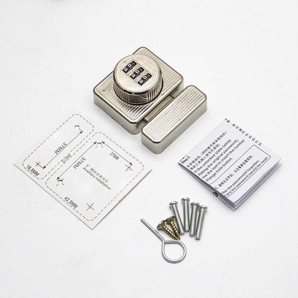 Replacement Combination Password Door Lock 3 Digit Code Cabinet Lock Cabinet Door