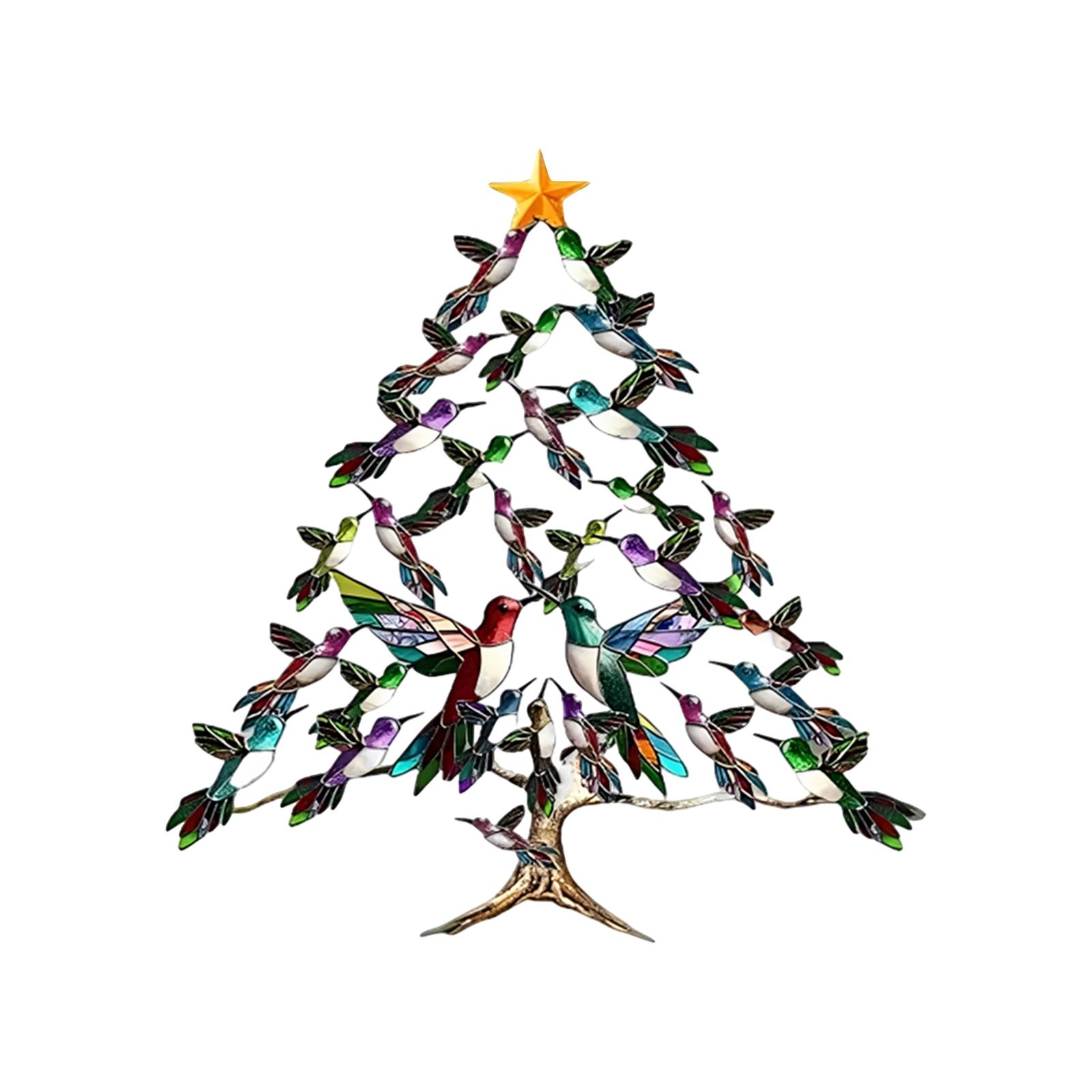 

2D Плоские Рождественские Украшения, Украшения для Рождественской Елки, Двусторонние Акриловые Накладные Украшения, Рождественские Украшения One Size