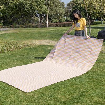 Tapete Espesso à Prova d'Água para Piquenique ao Ar Livre Portátil Camping Tapete de Chão Xadrez Passeio de Primavera Tapete de Tenda à Prova de Umidade