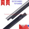 Compatible Weatherstrip for Toyota Land Cruiser 100 - Right Front Door Glass, Part 75710-60051/60050