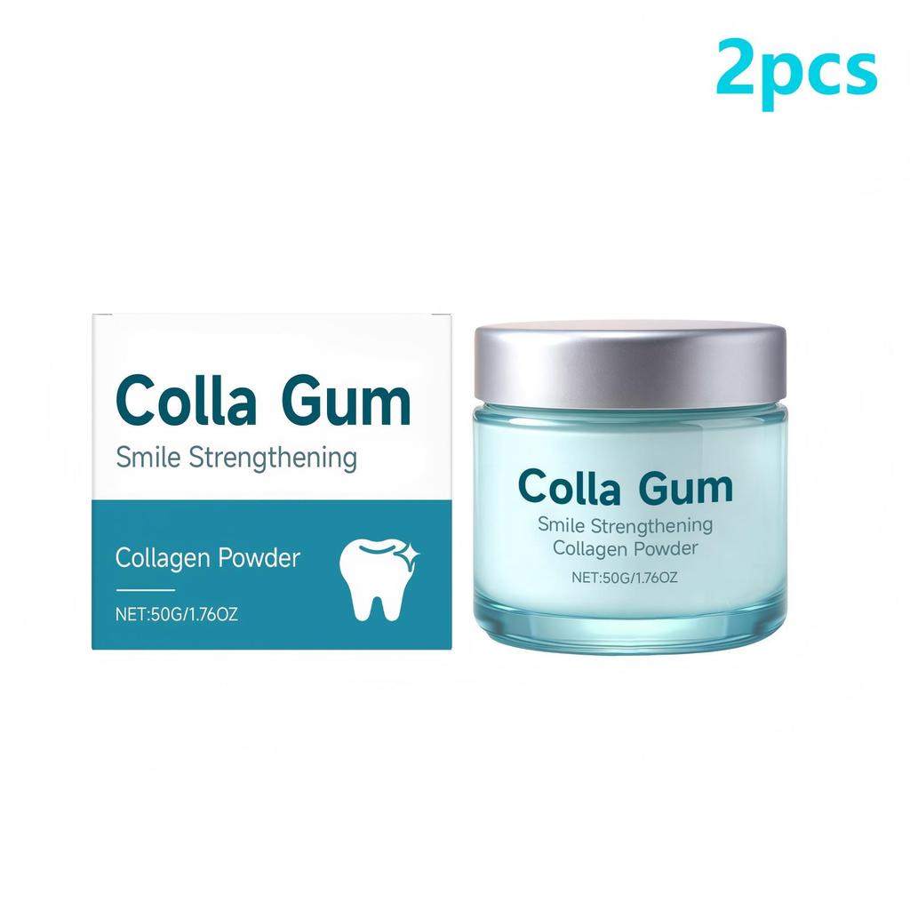Collagen Whitening Tooth Powder for Brushing Teeth Dental Plaque Remover Fresh Breath Dental Caries Repair Oral Care Products