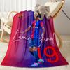 Lamine Yamal's Spanien Fußballstars Decke Bequem Perfekt für Sofa Bett Couch für Alle Anlässe Modern Ideales Geschenk Für Geburtstag Valentinstag