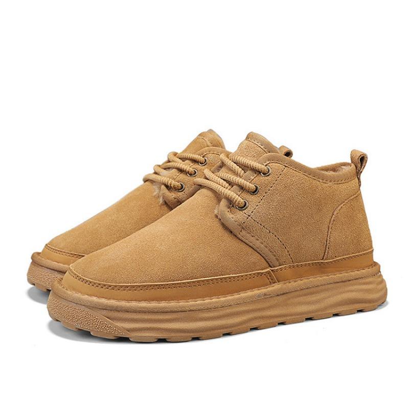 

Новые зимние бархатные утолщенные хлопковые туфли сохраняют тепло, платформа, мужские туфли, теплые зимние ботинки 44