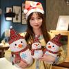 18-24CM Weihnachtsmann-Puppe PP-Baumwolle Weihnachtsdeko-Puppen Schneemann Plüschtier Weihnachtsdeko