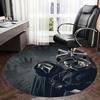 Ghostface,Michael Myers Chair Mat Round Rug Office Carpet, Non Slip, Suitable for Living Rooms, Bedrooms,Decor1205724a