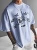 Unisexs Vintage D12 Crew Signatures Print Tshirt 100 Polyester Streetwear Tee Loose Fit Hip Hop Tops Sxxl