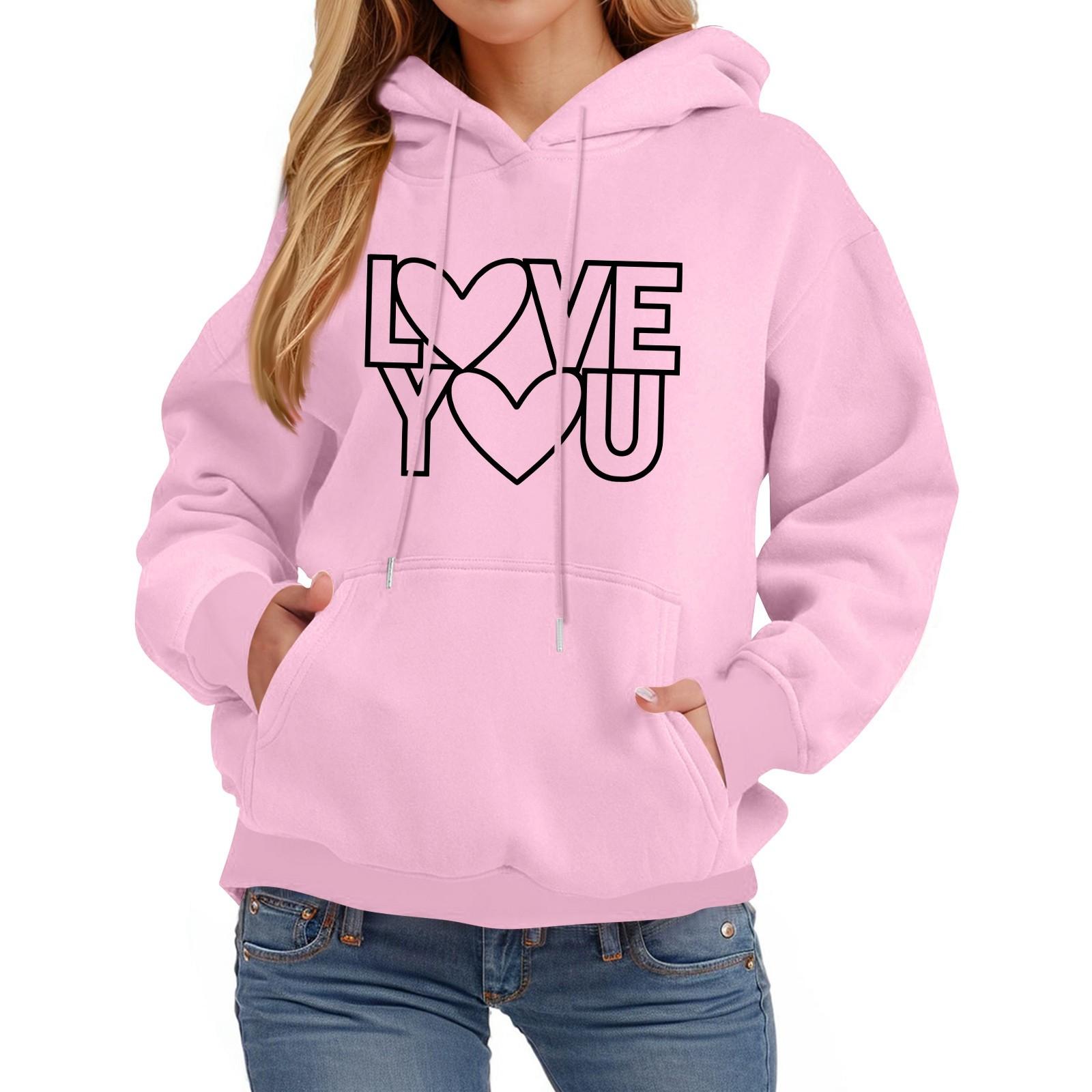 

Женская мода, легкий женский свитер с длинными рукавами и карманами, толстовка с капюшоном в стиле регби S розовый