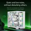12cm ARGB Lighting PWM Controlled Mirror Design Fan Offering Robust Cooling and Aesthetic Appeal for Desktop Rigs