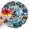 50PCS Extreme Sports Diving Stickers for Helmets & Storage Boxes