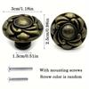 4/8pcs Vintage Drawer Pulls,round Dresser Pulls,vintage Cabinet Knobs,1.18*0.98 Inches,for Nightstand,cabinet,drawer,cabinet Pulls,with Screws