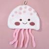 Sea World Coral Fleece Hand Towel Hanging Type Cute Not Easy To Fade Children's Small Towel Kindergarten Bathroom Hand Wipe
