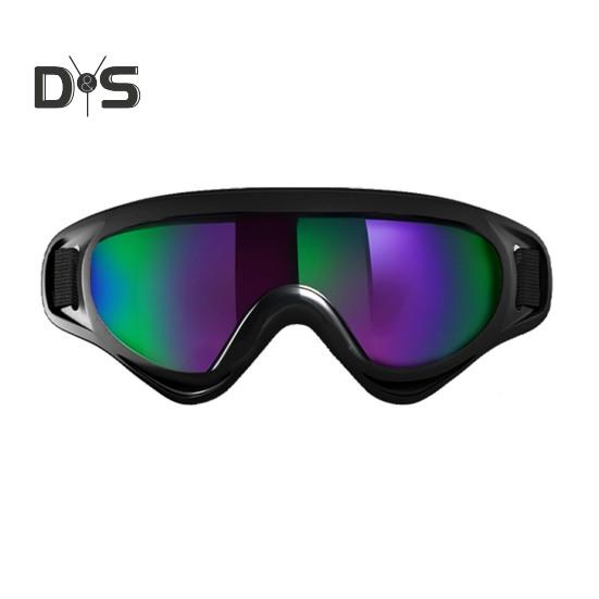 

Очки для собак, ветрозащитные, пылезащитные, с защитой от запотевания, с защитой от ультрафиолета, солнцезащитные очки для домашних животных с регулируемым ремешком для путешествий с домашними животными, катания на лыжах S