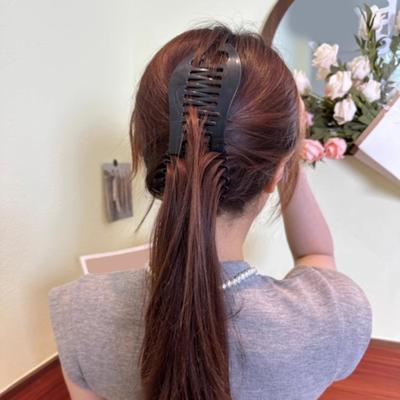Damen Haarspange Bananenstyling Nicht-Verblassende Haarklammer Große Größe Dickes Haar Hinterkopf Haarspange Haarschmuck