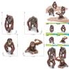 Lifelike Pvc Orangutan Model Collection With Detailed Features For Unique Desk Decor