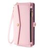 Flip Cover PU Leather Zipper Wallet Phone Case For OnePlus Turbo ACE 6T 6 6V 15 15R 5G Solid Color Multi-Functional Plain Bags