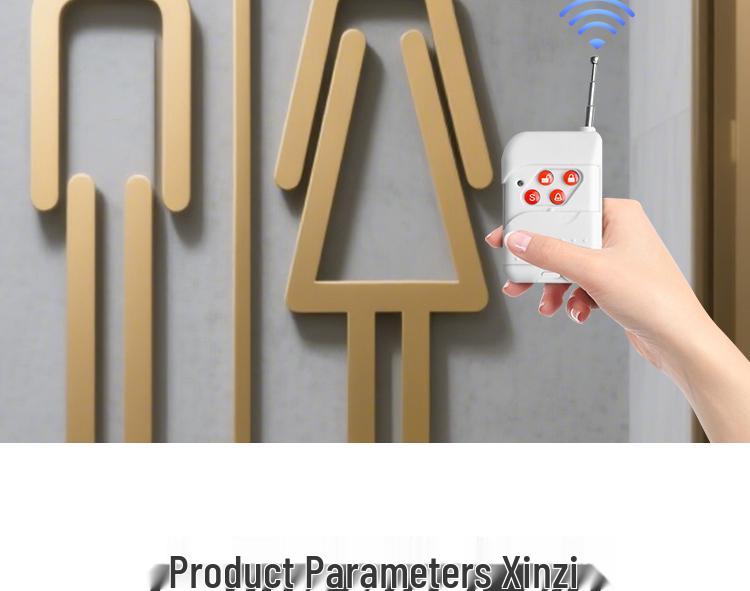 Wireless Emergency Alarm Button for Disabled Restroom with Sound and Light