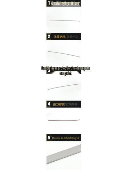 ID.4X Rear Bumper Anti-Scratch Trim Sticker