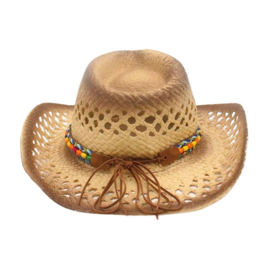 Hollow Windproof Sunscreen Breathable Ethnic Tourism Breathable Beach Straw Hat Spring And Summer Top Hat