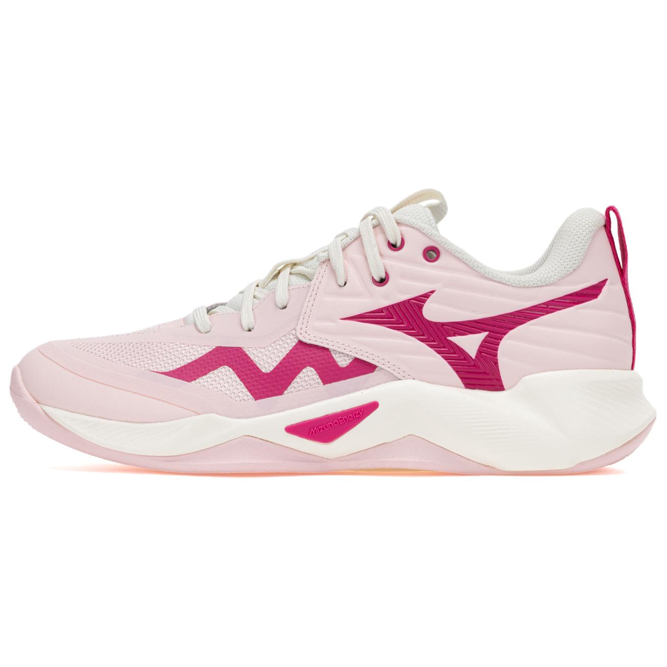 Mizuno WAVE MOMENTUM PRO Volleyball Shoes Unisex Low Top Pink V1GC254070 36