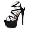 Strap Women's Sandals High Heels Shoes Sexy Platform Flip Flops Ladies Fashion Summer Stripper Fetish Party Shoes Large Size 48