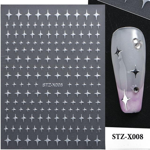 Spider Nail Art Stickers,3D Self-Adhesive Spider Web and Spider Design Nail Sticker Acrylic Nail Art Decoration for Women Holiday Nail Charm