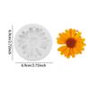 DIY Silicone Candle Mold with Daisy Design, No-Hole and with-Hole Options for Soap, Resin Casting Aromatherapy, Plaster Crafts Home Decor Candle Mold