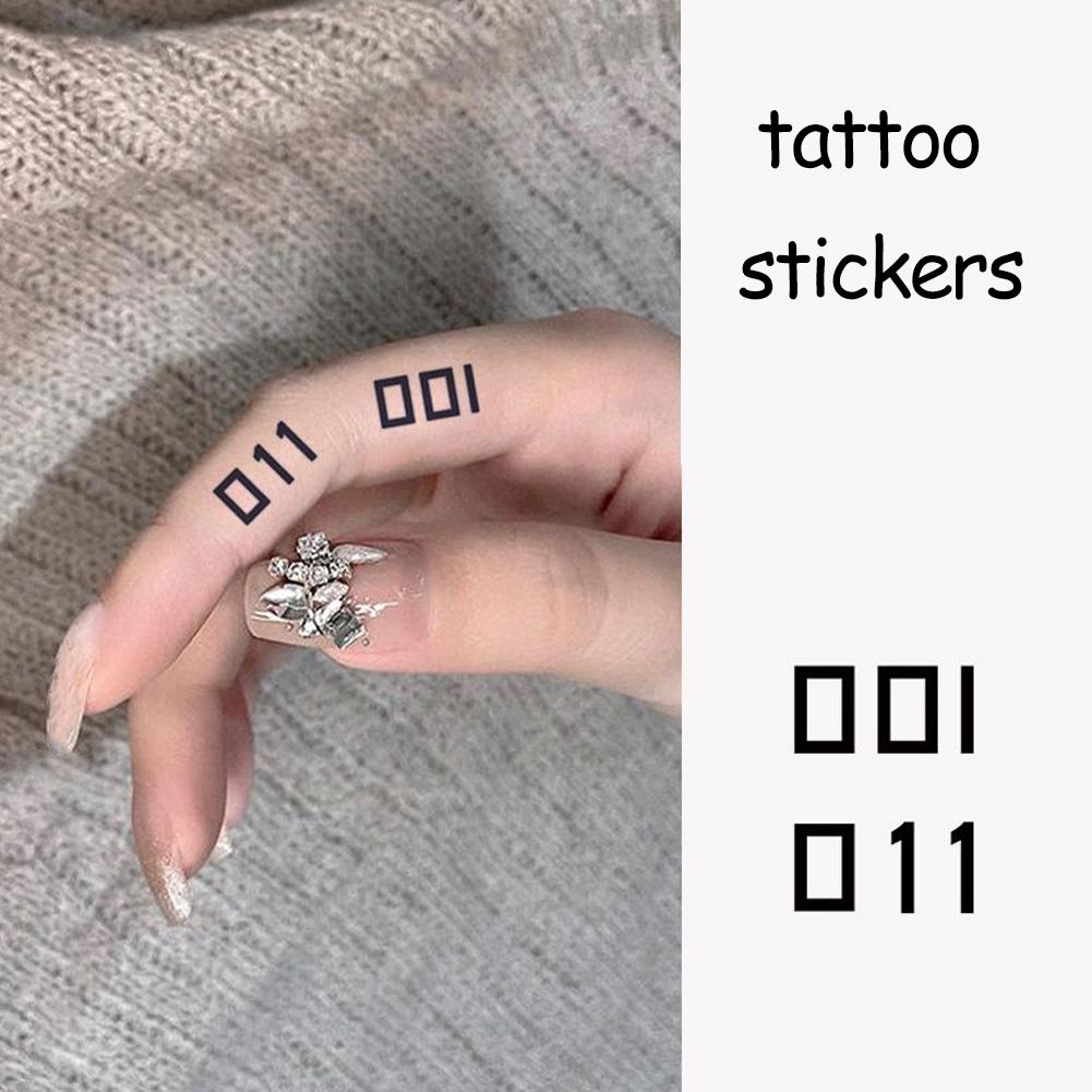 Temporary Tattoo 011 Supernatural Runes Dark Style Small Designs Safe Eco Friendly Ink Easy Apply Hand Wrist Themed TV Series
